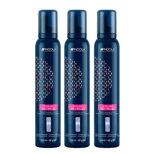 Indola color style - 3x, mousse