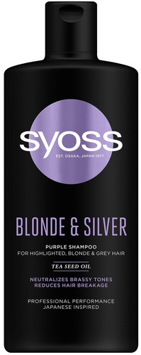 Syoss blonde silver shampoo - syoss, &